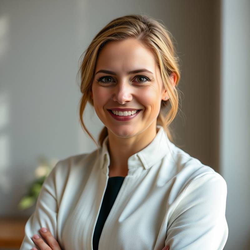 Portræt af Anna Jensen, Hovedinstruktør i videografi